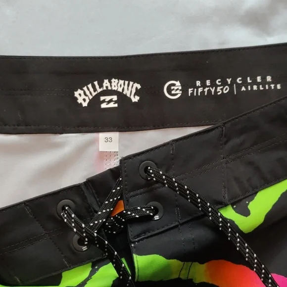 169. Billabong Fifty50 Airlite Boardshorts | Color : Black, Multicolor - Picture 8 of 9